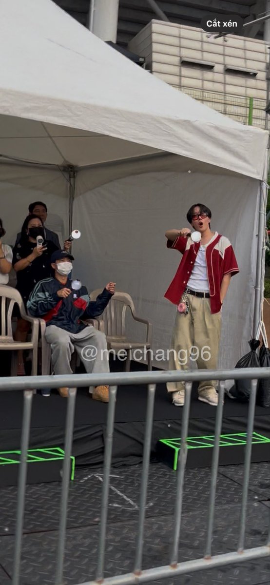 NAMJOON AND HOBI AT JIN’S CONCERT