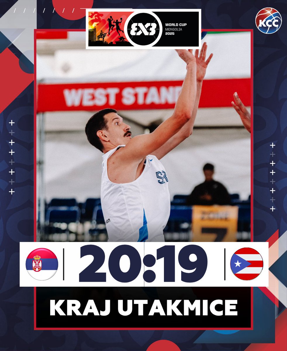 Srbija je u polufinalu 3x3 Svetskog prvenstva‼️🇷🇸

BRAVO momci‼️

Za koga? ZA SRBIJU‼️❤️