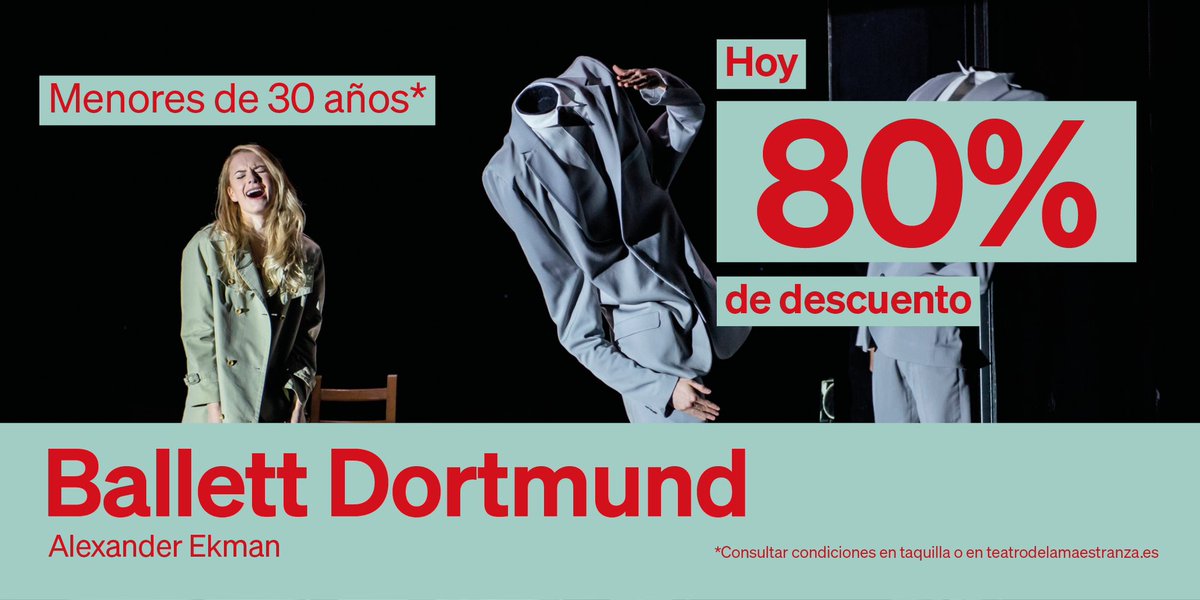 Atención a los menores de 30 porque ya está a la venta un cupo limitado de entradas con el 80% de descuento para El sueño de una noche de verano. 

La función será mañana a las 19h.,¡no te pierdas esta oportunidad de ver al Ballett Dortmund en el Maestranza!
