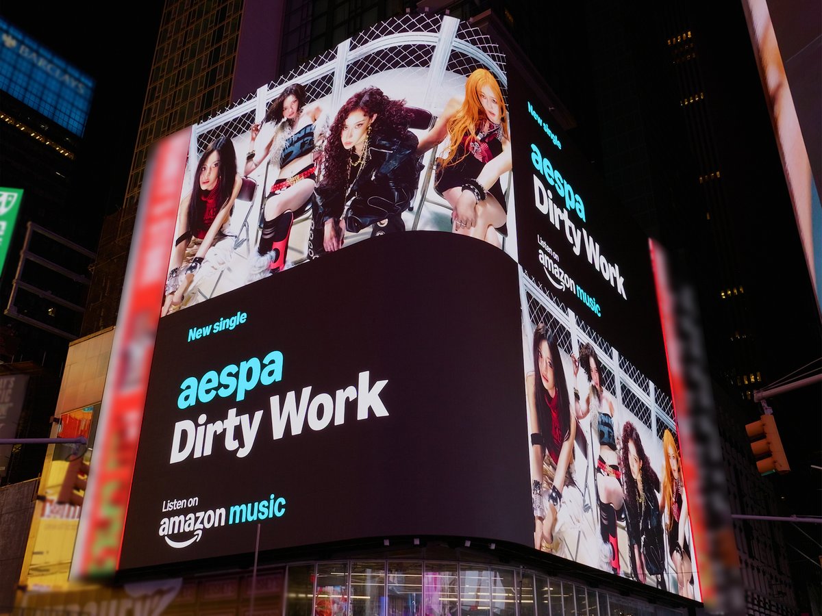 aespa (@aespa_official) on Twitter photo Thank you <a href="/amazonmusic/">Amazon Music</a>! Make sure to listen to "Dirty Work" now
📷 amazonmusic.lnk.to/oohdirtywork
#aespa #æspa #에스파
#DirtyWork #aespaDirtyWork
<a href="/amazonmusicjp/">Amazon Music(アマゾンミュージック)</a> Thank you <a href="/amazonmusic/">Amazon Music</a>! Make sure to listen to "Dirty Work" now
📷 amazonmusic.lnk.to/oohdirtywork
#aespa #æspa #에스파
#DirtyWork #aespaDirtyWork
<a href="/amazonmusicjp/">Amazon Music(アマゾンミュージック)</a>