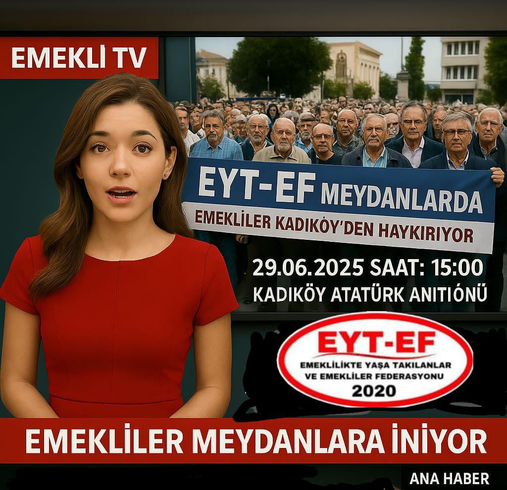 Geçinemiyoruz.
Haklarımızı istiyoruz.
EMEKLİ,
EMEKÇİ,
EYT'Lİ,
BAĞ-KUR'LU,
Tek Yürek olup;
Mağduriyetlerini Haykıracak.
MİLLETİN sesini duyun.
Sn İktidar Sahipleri.
<a href="/isikhanvedat/">Prof. Dr. Vedat Işıkhan</a> <a href="/memetsimsek/">Mehmet Simsek</a>
<a href="/RTErdogan/">Recep Tayyip Erdoğan</a> <a href="/dbdevletbahceli/">Devlet Bahçeli</a>
<a href="/Akparti/">AK Parti</a> <a href="/_cevdetyilmaz/">Cevdet Yılmaz</a>
#EytEfHAKiçinKadıköyde