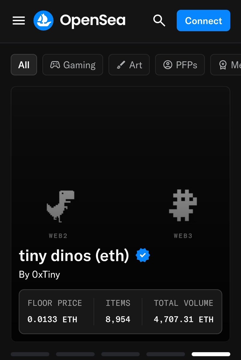 A-YO, are those 🤏🦖 I see on the <a href="/opensea/">OpenSea</a> front page👀