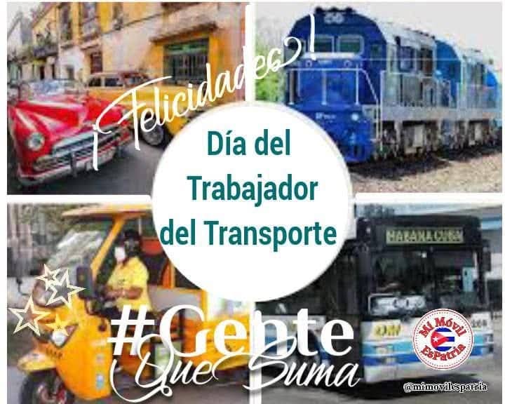 Día del transporte 
La familia transportista, diversa, profesional y unida.
#GenteQueSuma #CubaMined #PorCamagüeyTodo