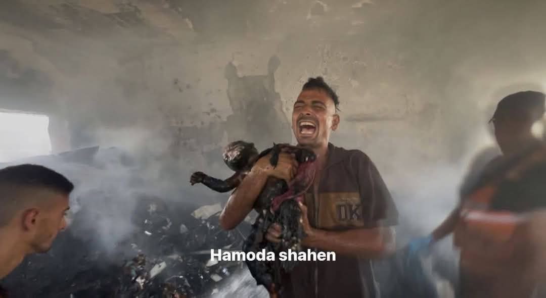 Gazze'nin müslüman çocukları diri diri yanıyor..!!