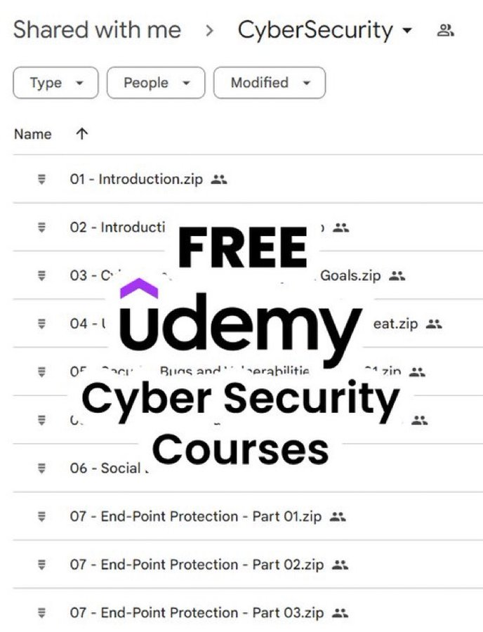 𝐂𝐲𝐛𝐞𝐫 𝐒𝐞𝐜𝐮𝐫𝐢𝐭𝐲 from Zero to Expert

A Complete Paid Course 𝐅𝐫𝐞𝐞 for 24 Hours

This will help you to crack your dream role.

Only for First 𝟓𝟎𝟎 People

Retweet &amp; Reply " Send" to get it for free.

[Must be following] so that I will DM you.
