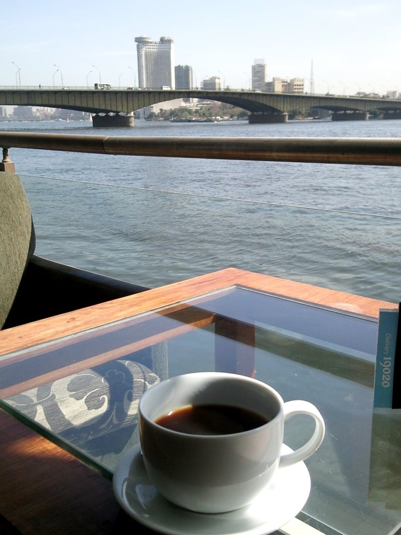 Morning coffee by the Nile ☀️
A calm start to a day full of good vibes and energy