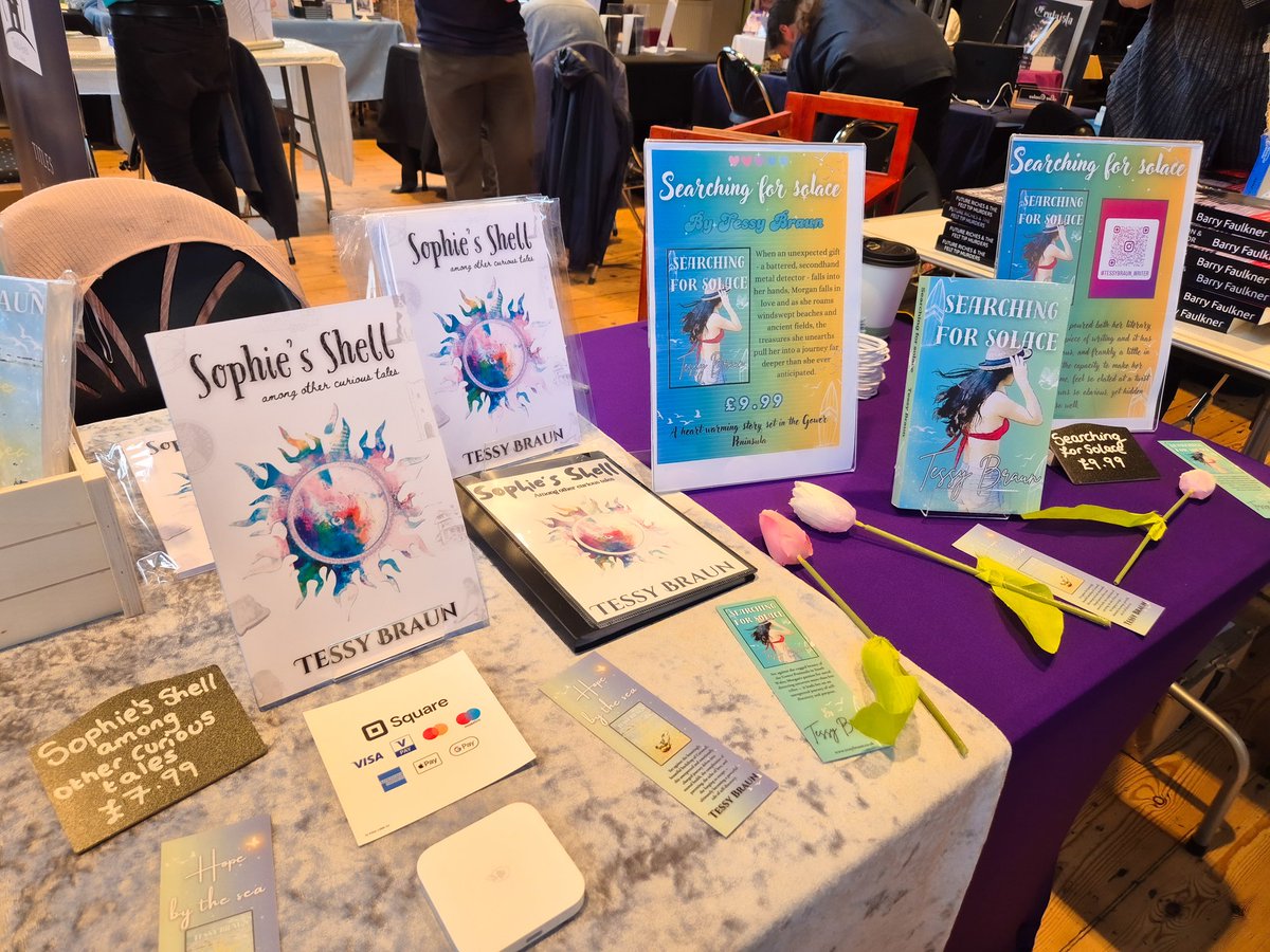 All set up at Stroud indie book fair 2025 🩷🩷🩷

#booklover #indieauthor #Reading