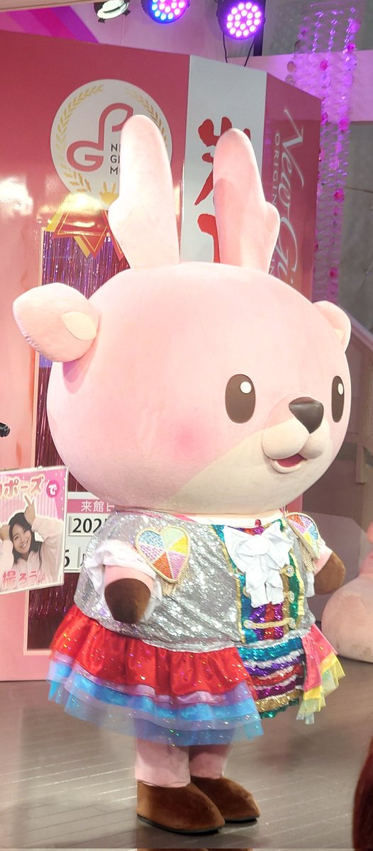 IWASHIKA0410's tweet image. 今日のイワシカちゃん（右の画像はスパンコール風衣装で左の画像は通常イワシカちゃん眉毛付きです）イワシカちゃんのダンス素敵だった！いつもありがとう！