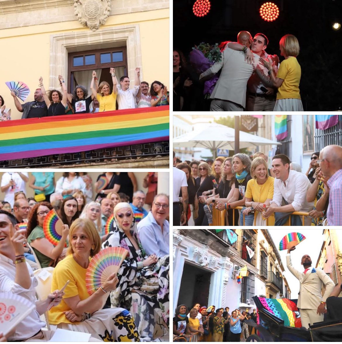 Jerez ciudad orgullosa 

Este 28 de junio y todos los días del año, libertad, igualdad, diversidad y respeto

❤️🧡💛💚💙💜 #Orgullo2025  #Pride2025
