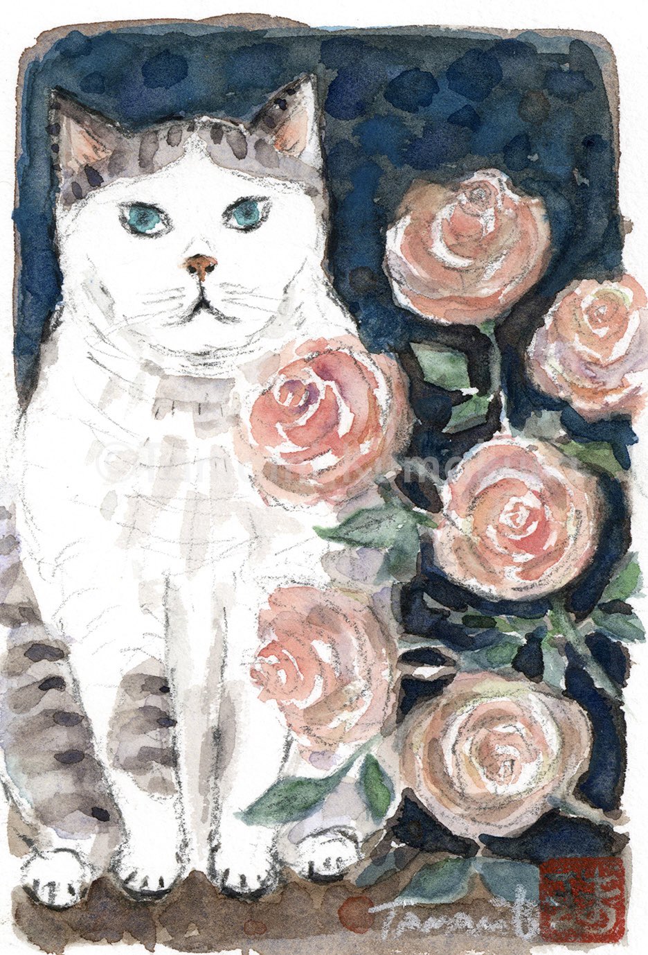 くまくら珠美さん　ポストカード原画 くまくら珠美さん ポストカード原画 くまくら珠美 on X: