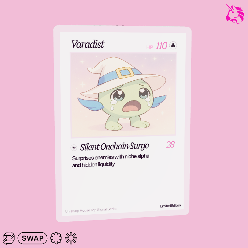 Just pulled a grail

Check out my Uniswap trading card 🦄