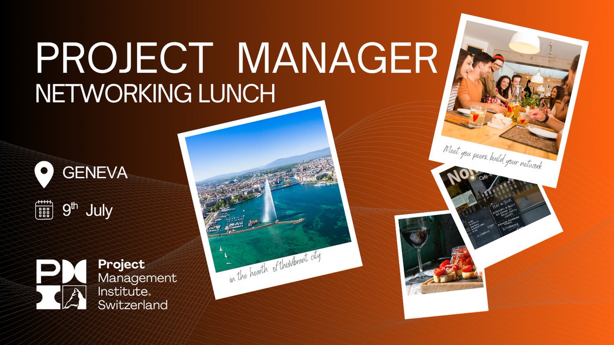 Let’s connect over lunch and have a great conversation!

Information and registration
pmi-switzerland.ch/events/pmi-net…

#Events #PMI #PMISwitzerland #GenevaEvent #Networking