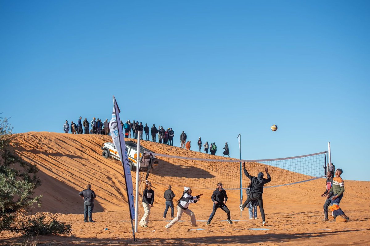 🏁 Khawa Dune Challenge &amp; Cultural Festival Kicks Off!

Ministers Hon. Wynter Mmolotsi (Environment &amp; Tourism) &amp; Hon. Jacob Kelebeng (Sport &amp; Arts) officially flagged off the thrilling motorsport races this morning!
#KhawaDuneChallenge #CulturalFestival #BwPresidency🇧🇼
