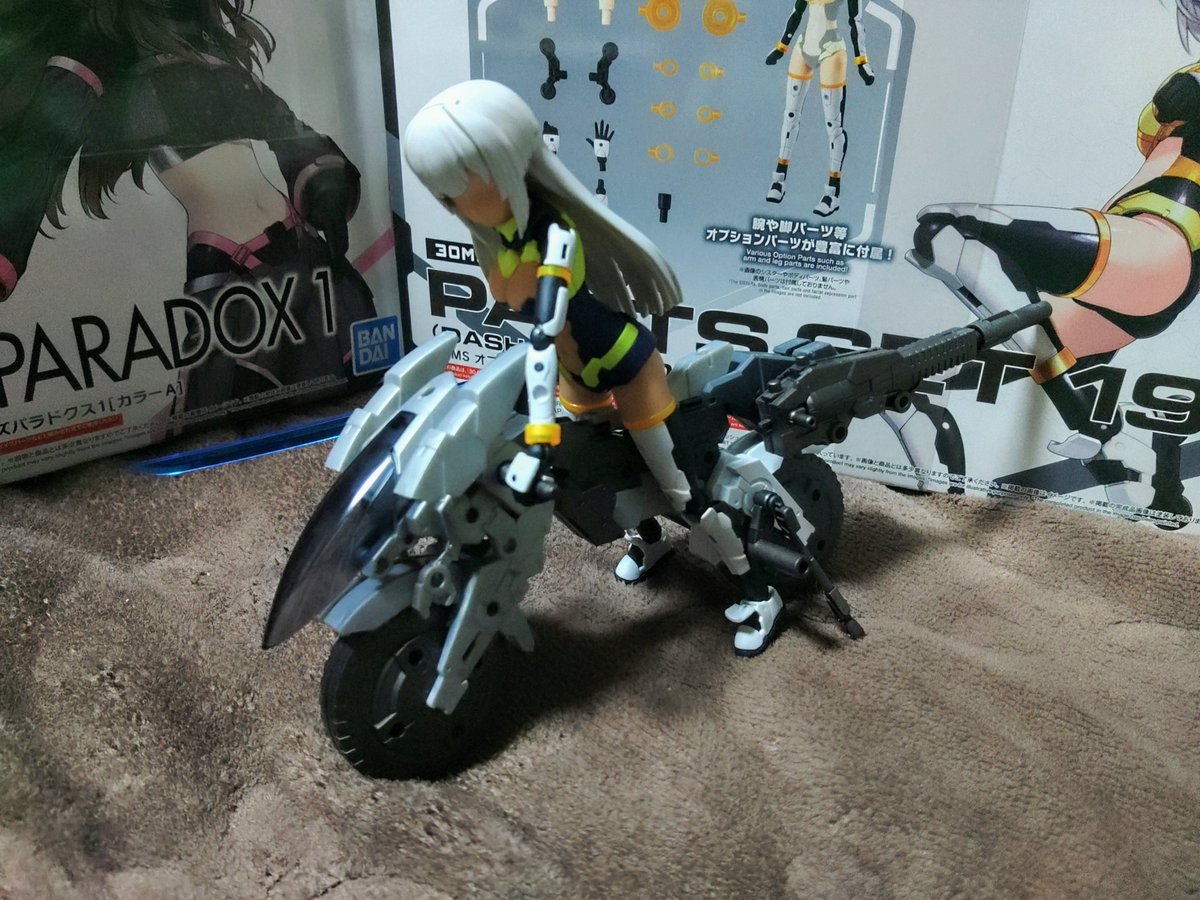 Pracha0828's tweet image. #これを見た人は塗装前と塗装後を貼れ 
#30MS 
(&apos;A`)苦手な塗装も最近頑張ってるので見てってくんなまし