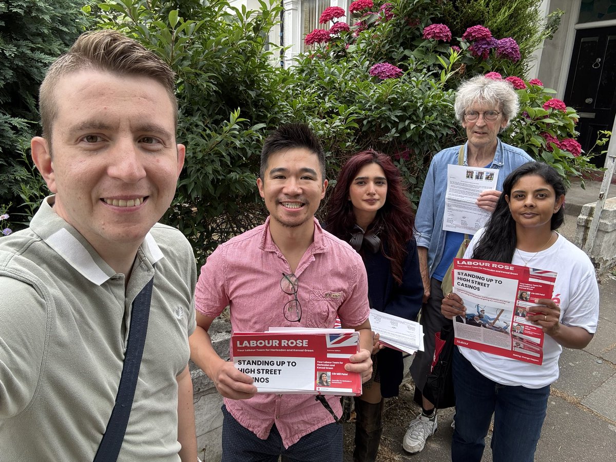 Cllr Matt Kelcher (@mattkelcher) on Twitter photo Good to be out on the #LabourDoorstep with <a href="/JumboChan/">Jumbo Chan</a>, <a href="/MiliKPatel/">Mili Patel</a> and <a href="/BrentLabour/">Brent Labour</a> volunteers.
We spoke to residents along Nicoll and Connaught Roads about the upcoming road improvements the council will be delivering. Good to be out on the #LabourDoorstep with <a href="/JumboChan/">Jumbo Chan</a>, <a href="/MiliKPatel/">Mili Patel</a> and <a href="/BrentLabour/">Brent Labour</a> volunteers.
We spoke to residents along Nicoll and Connaught Roads about the upcoming road improvements the council will be delivering.