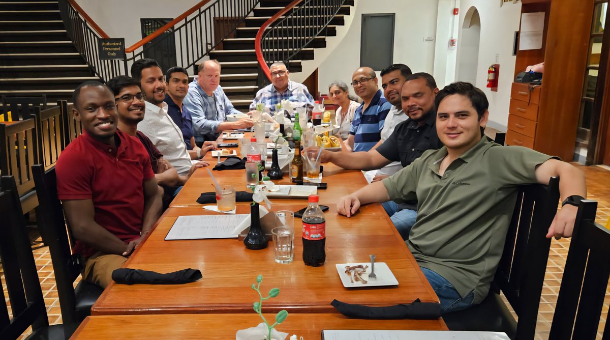 Always an absolute delight to be back in Guyana. A fantastic week catching up with friends and colleagues, a well-run exam and two new MMed graduates! #GuyOrtho