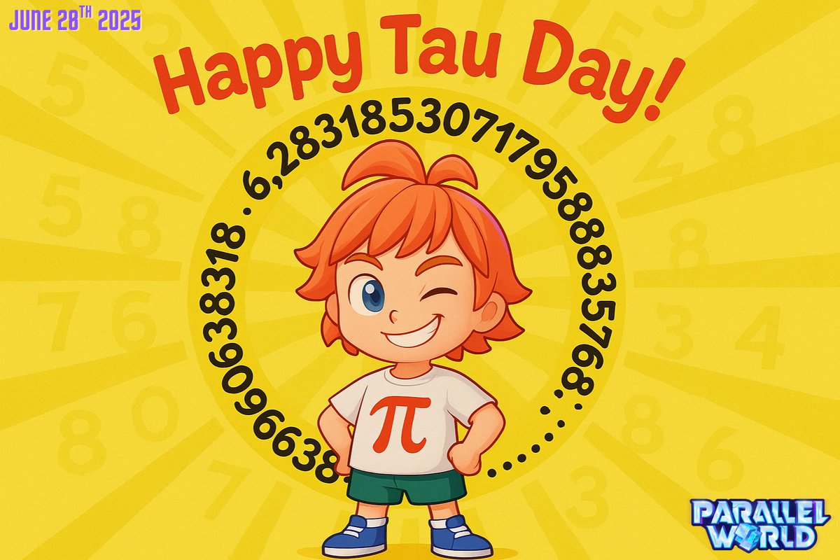🥧 *June 28 – Tau Day* (Final Chill with Arthur Leni)*Eva tried to understand tau… and just ate pie instead. 2 of th🥧📐*
Join the final Chill with Arthur Leni stream and react to celebrate math, magic, and Holiday Tickets!
🎉 It’s all coming full circle.
shorturl.at/iG5rH