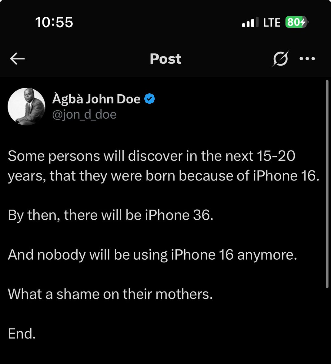 Maybe you're a product of BlackBerry 

Who knows?