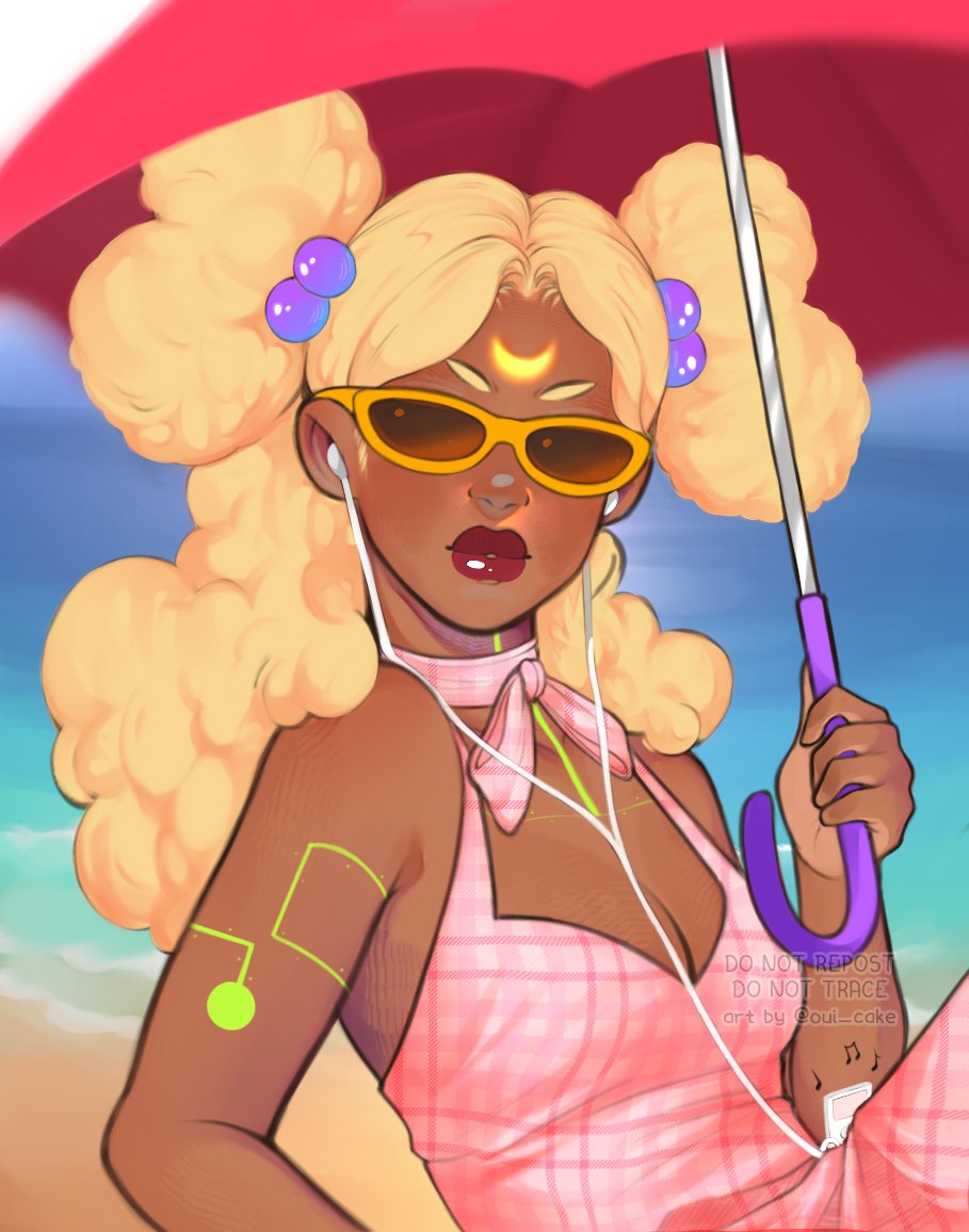 Oui_Cake's tweet photo. Its hot as hell outside https://t.co/wP6yx2Vssk