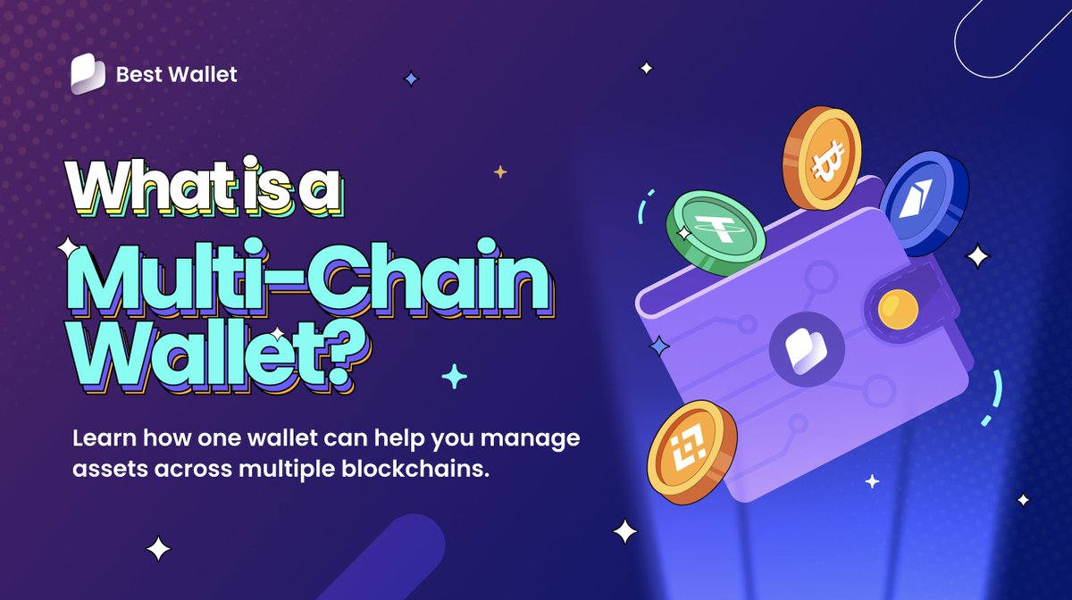🧩 What is a multi-chain wallet? In crypto, different tokens live on  different blockchains. Bitcoin runs on its own chain. Ethereum, BNB Smart  Chain, and Base each have their own networks, too.