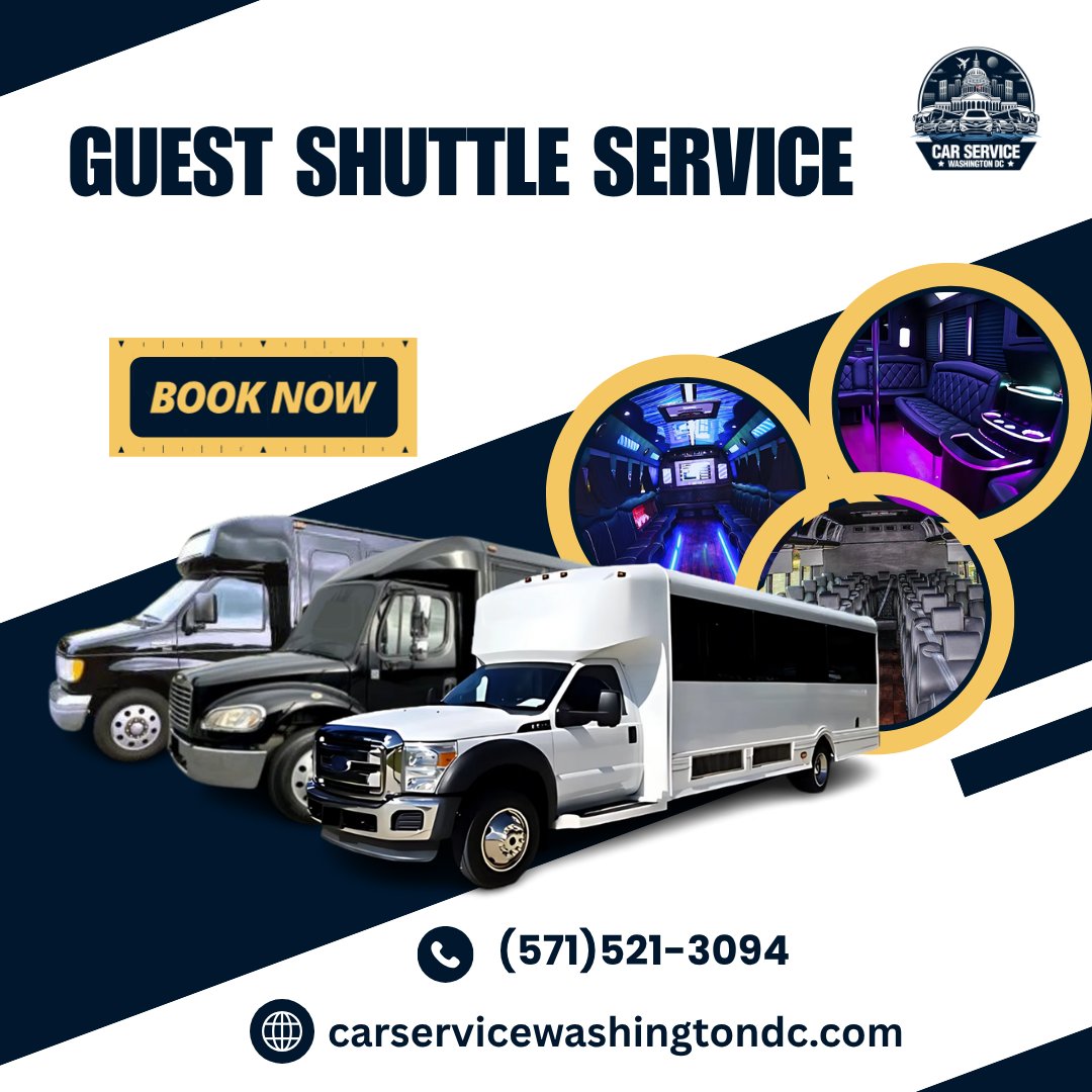 CarServiceWDC's tweet image. Guest Shuttle Service With Car Service Washington DC.
Book Now: (571)521-3094
Visit Our Website :carservicewashingtondc.com
#guestshuttleservice #carservicewashington #grouptransportation #EventShuttle #dctransportation #luxurytravel #dmvcarservice