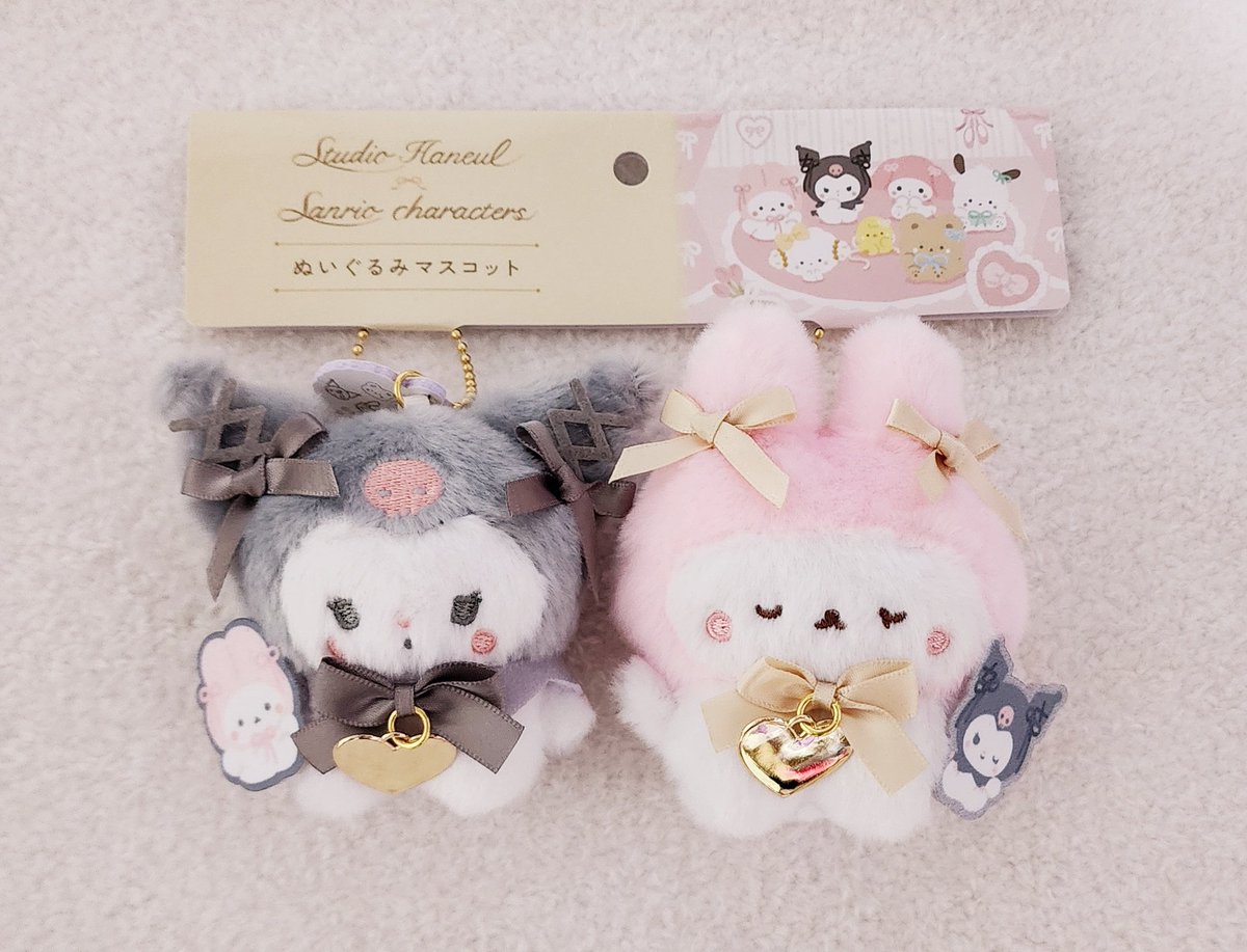 スタジオハヌル×サンリオのぬい買えた🖤🩷
ぽてっとした感じがほんまに可愛い✨️
