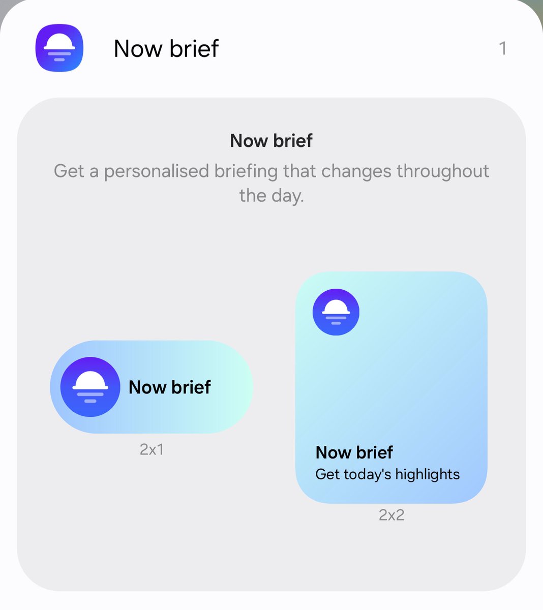 RTech4o's tweet image. OneUI 8 introduces several enhancements to Now Brief:
- A new 2x2 widget has been implemented.
- Live notifications are now provided during Brief playback.
- Content options have been expanded to include additional features.

#OneUI8 #OneUI7