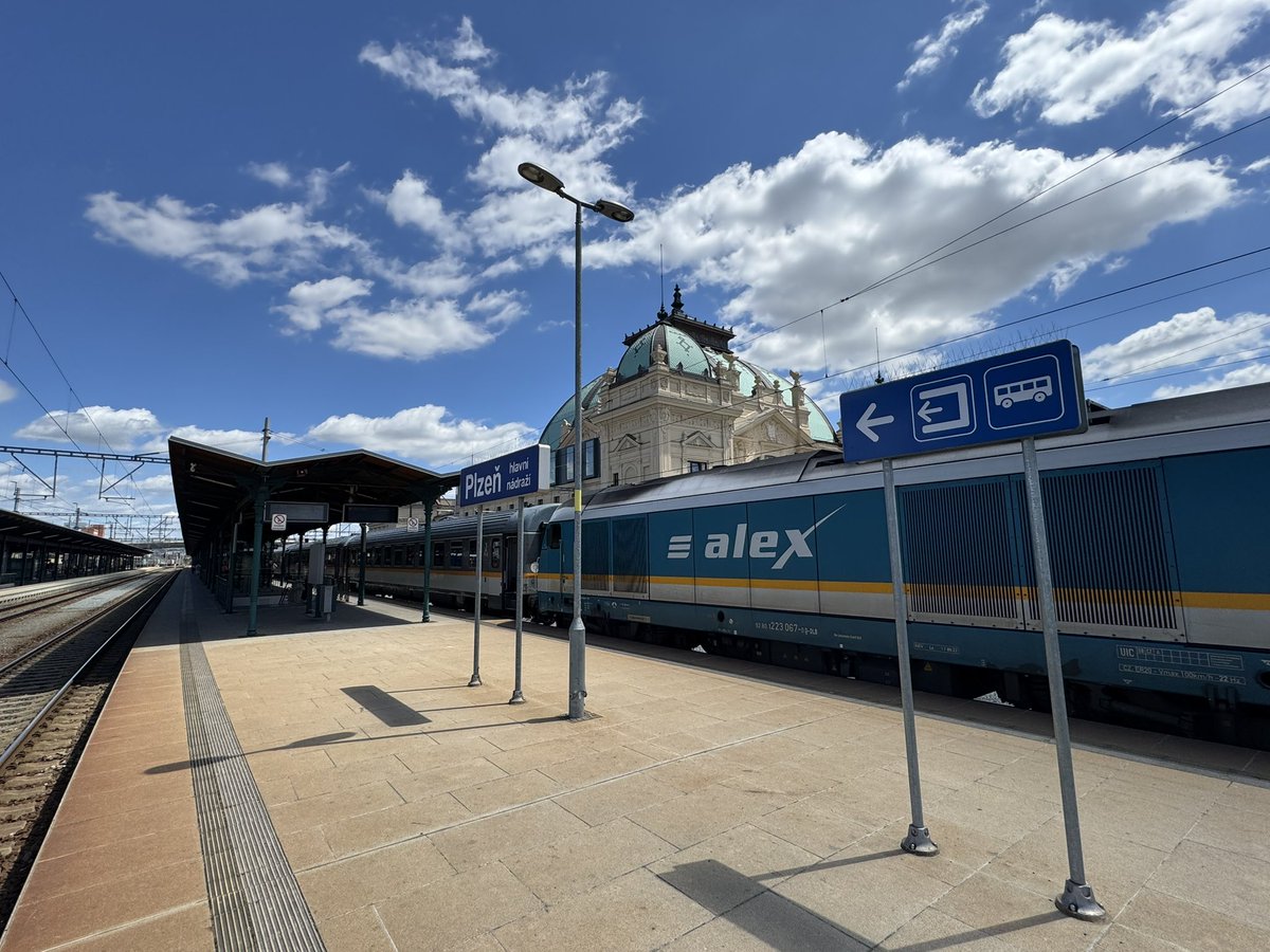 Plzeň hl.n. - Alex fährt Zug 😂.