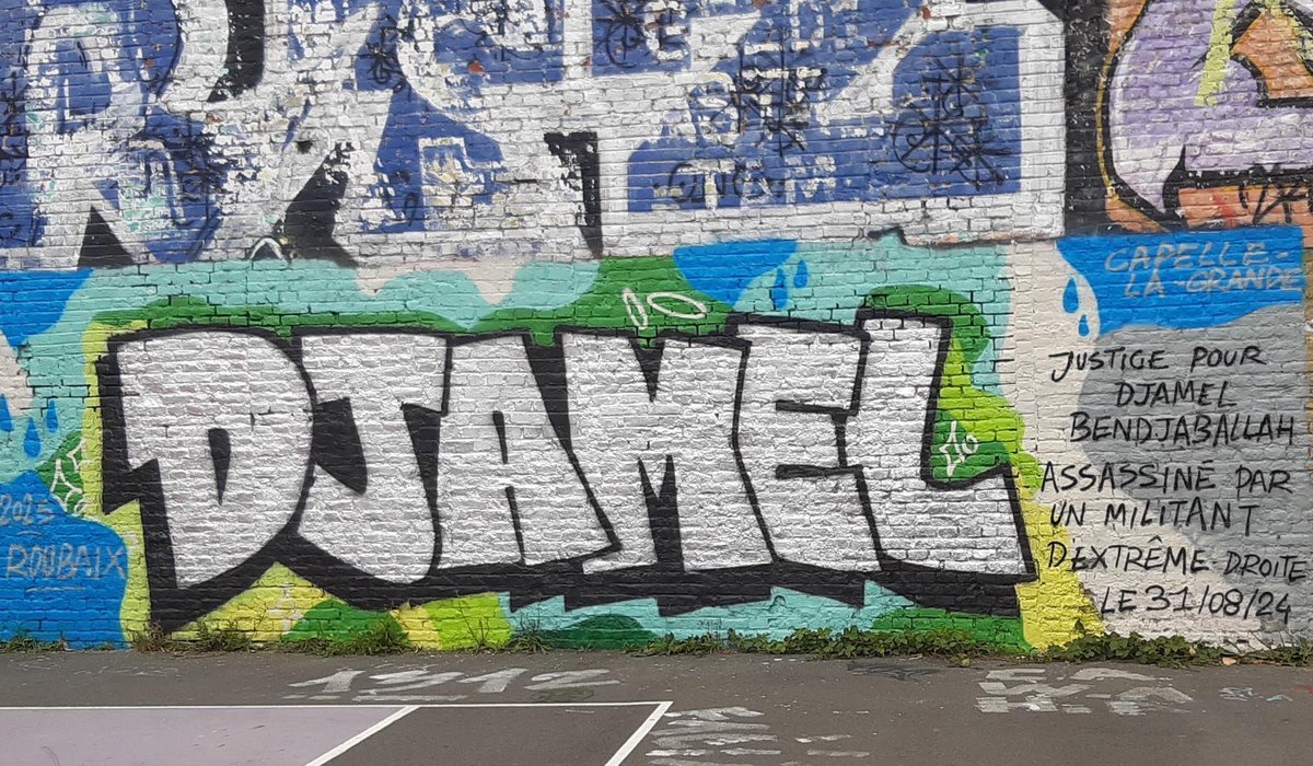 OffensiveEco's tweet image. Justice pour Djamel Bendjaballah, assassiné par le leader d’une milice d’extrême-droite le 31/08/2024 à Capelle-la-Grande.
Ni oubli ni pardon : manifestation aujourd’hui à 15h devant le palais de justice de Dunkerque ✊