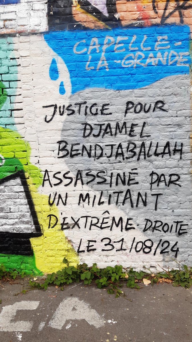 OffensiveEco's tweet image. Justice pour Djamel Bendjaballah, assassiné par le leader d’une milice d’extrême-droite le 31/08/2024 à Capelle-la-Grande.
Ni oubli ni pardon : manifestation aujourd’hui à 15h devant le palais de justice de Dunkerque ✊