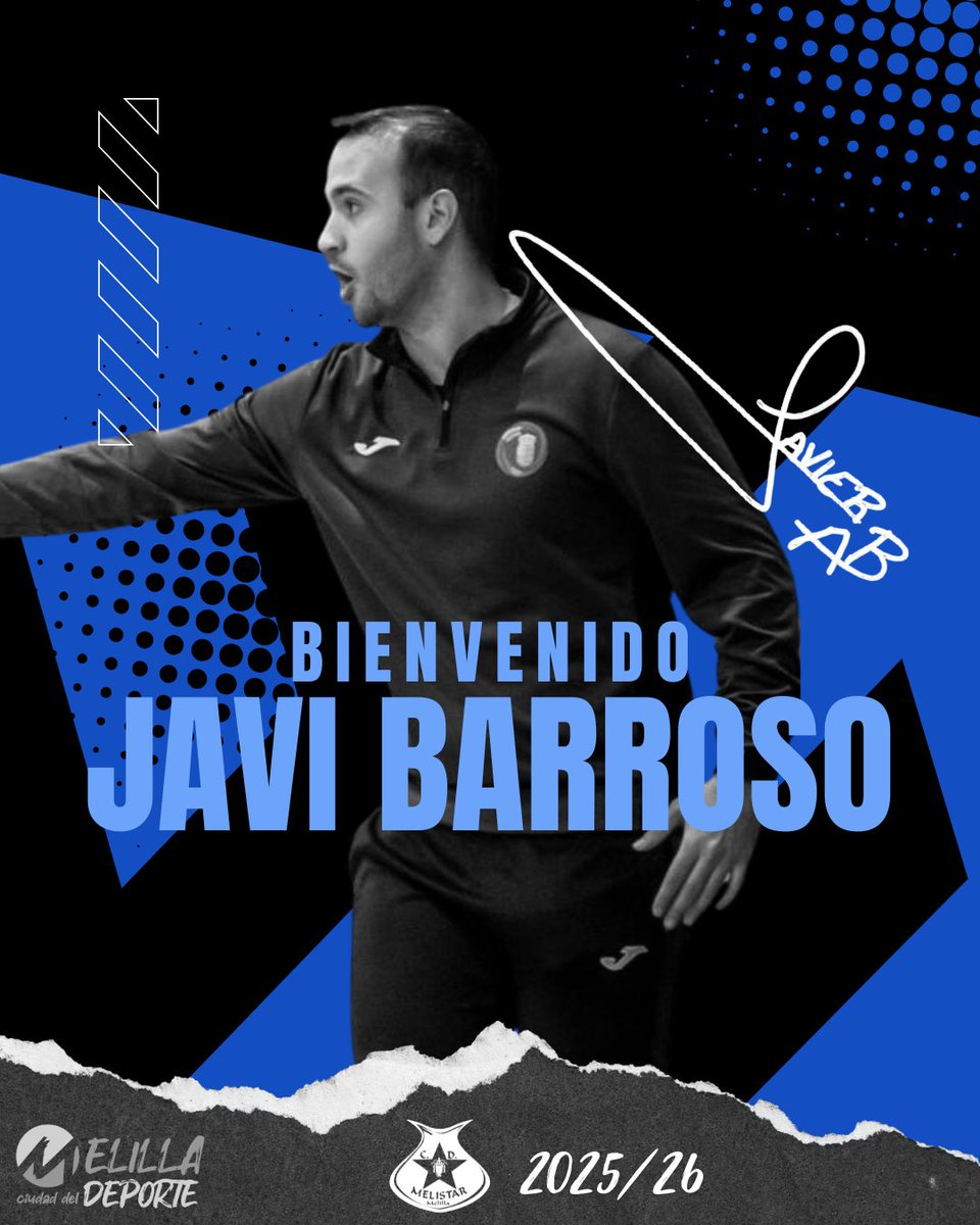 💣 FICHAJE 💣

Os presentamos a nuestro nuevo segundo entrenador.
Procedente del juvenil de Mostoles Futsal en división de honor, donde ganó la primera edición de la copa en la comunidad de Madrid, llega <a href="/Barroso_15/">Javier Barroso Alcázar</a> para ser la mano derecha de <a href="/tomasdediosfs/">Tomas De Dios</a> .
BIENVENIDO!!