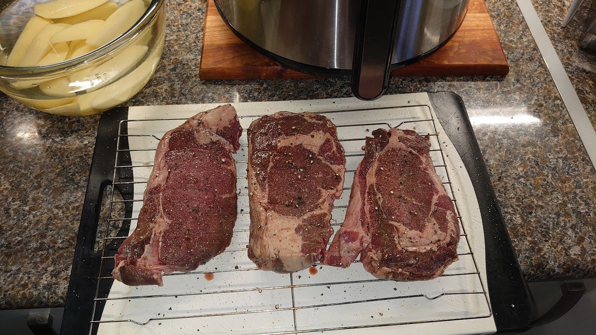 Reverse sear Ribeye...