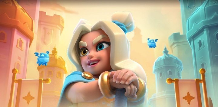 🚨 CURIOSIDADE: 
A encantadora de dragões é a primeira carta no Clash Royale a ter heterocromia (olhos de cores diferentes)