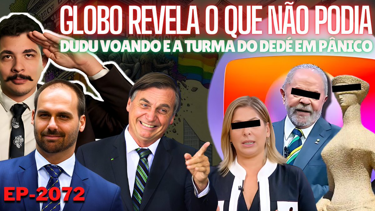 Globo Deixa ESCAPAR Que Os [CENSURADO] Tem LADO + Eduardo VOANDO e a Turma do DEDÉ ENTRA EM PÂNICO.
youtu.be/dn2Xh9yKN50