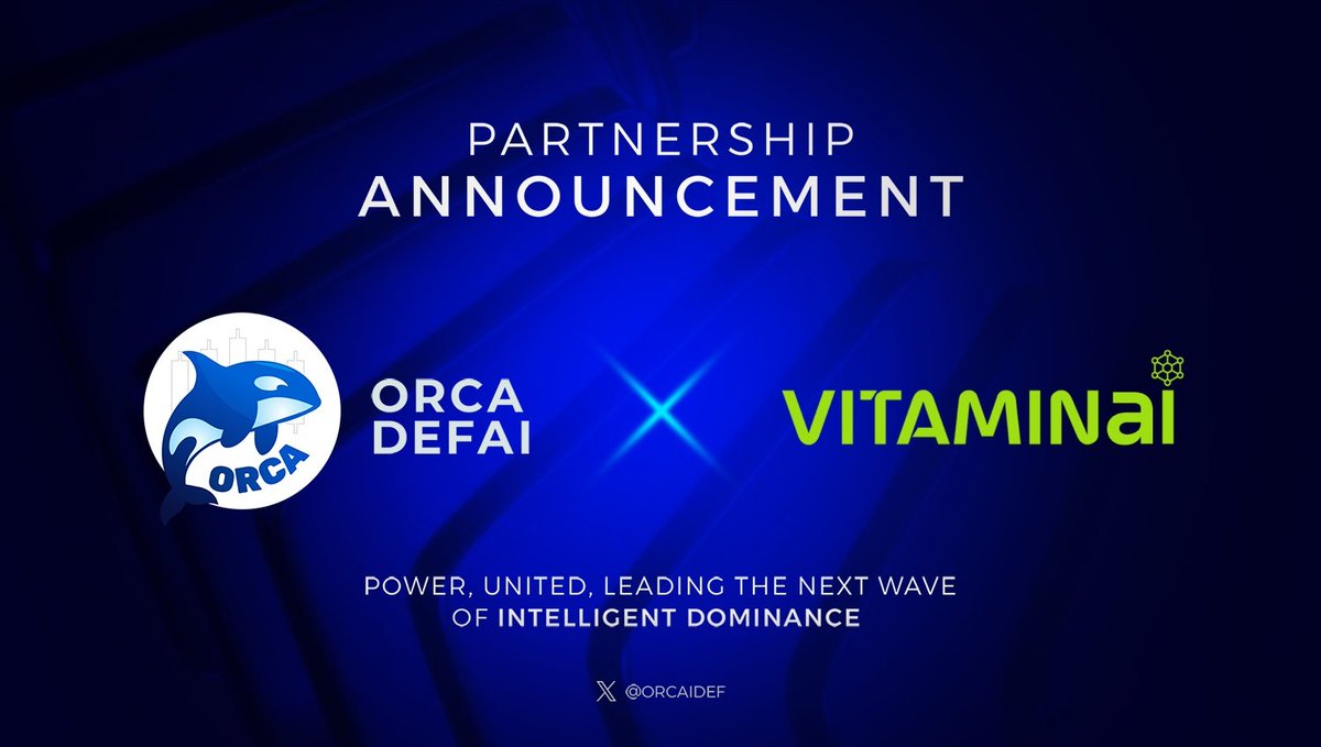 Ag_impact_'s tweet photo. Partnership Update 🌊
ORCA agents are joining @VitaminAI's marketplace - the first AI agent hub for Web3.
32M+ impressions, partnerships with Binance and OKX, 70+ AI agents already onboarded.@ORCAIDEF #ORCAi #ORCADEFAI https://t.co/YeV73aduSs