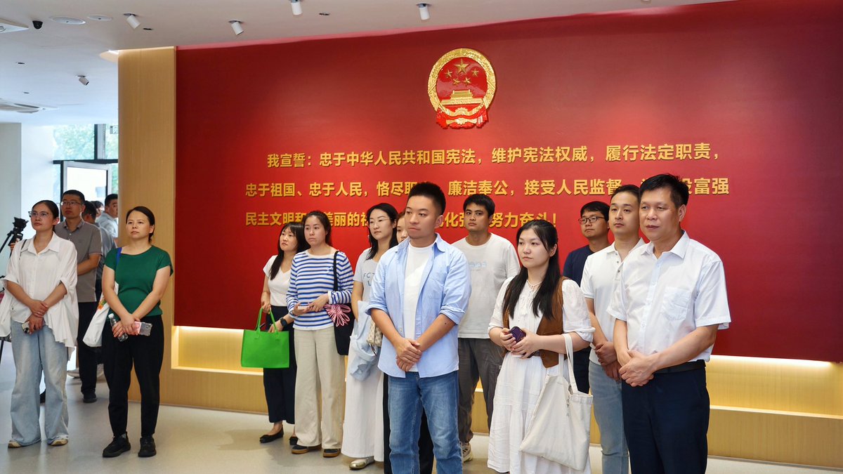 Yichao Du (@du_yichao) on Twitter photo Honoured to sit in on a session of the Standing Committee of <a href="/WuxiCity/">魅力無錫 Wuxi China</a> People’s Congress. The Open Month initiative provided citizens and guests with a transparent window into how laws are reviewed and decisions are made — a living example of whole-process people’s democracy. Honoured to sit in on a session of the Standing Committee of <a href="/WuxiCity/">魅力無錫 Wuxi China</a> People’s Congress. The Open Month initiative provided citizens and guests with a transparent window into how laws are reviewed and decisions are made — a living example of whole-process people’s democracy.