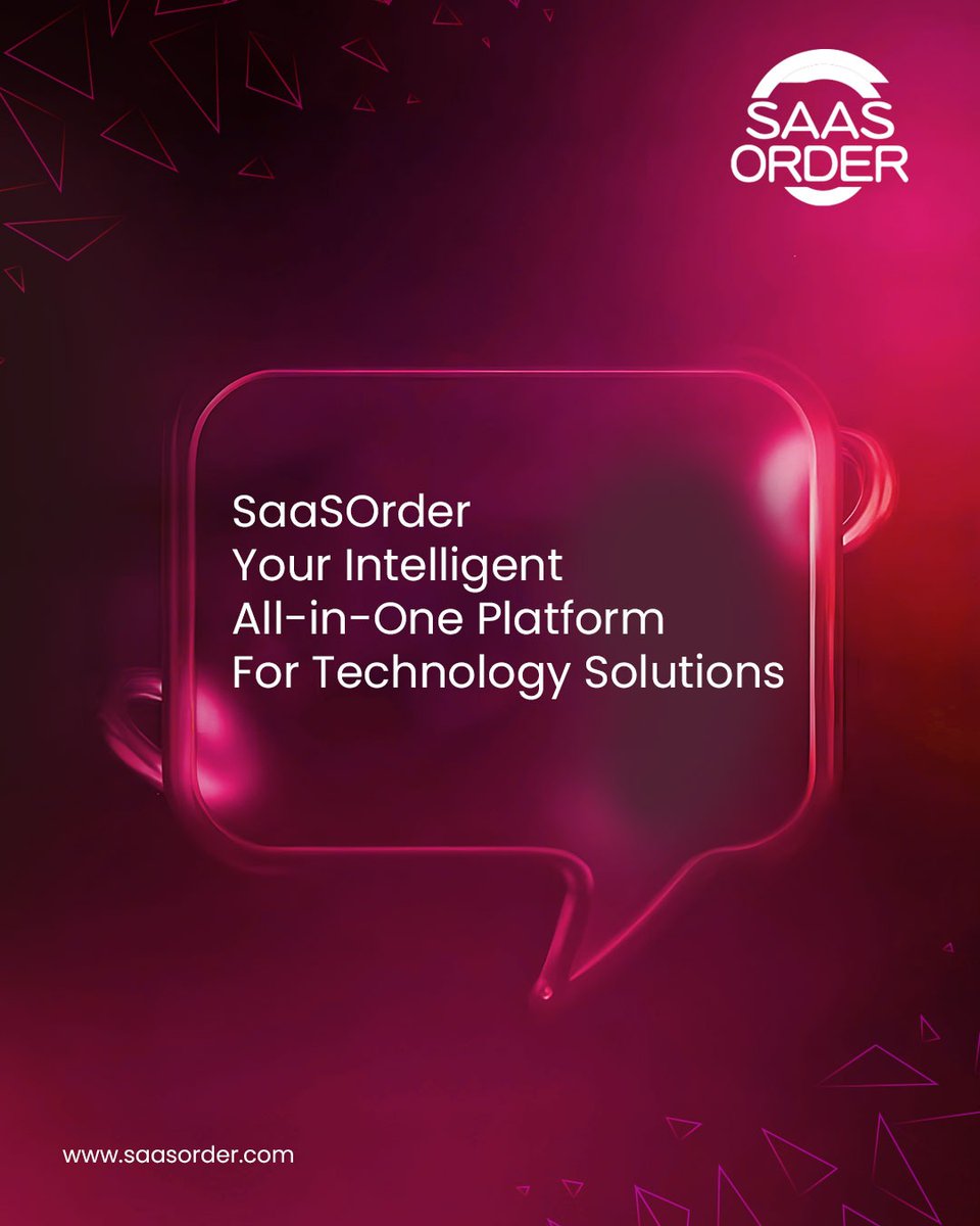 saasorder's tweet photo. Take control of your business tech with SaaSOrder.

An intelligent all-in-one platform built for smart technology solutions.

Visit SaaSOrder Today! https://t.co/OrFieXBHrw
