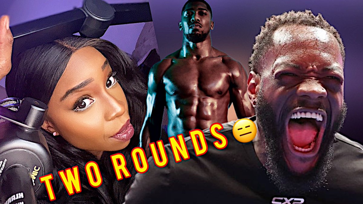 Lady Chann ‘Ms Dun Dem Season’ (@ladychann) on Twitter photo ANTHONY JOSHUA WILL KNOCK OUT DEONTAY WILDER!!!
youtu.be/A_K_b_iZjBk
#anthonyjoshua #deontaywilder ANTHONY JOSHUA WILL KNOCK OUT DEONTAY WILDER!!!
youtu.be/A_K_b_iZjBk
#anthonyjoshua #deontaywilder