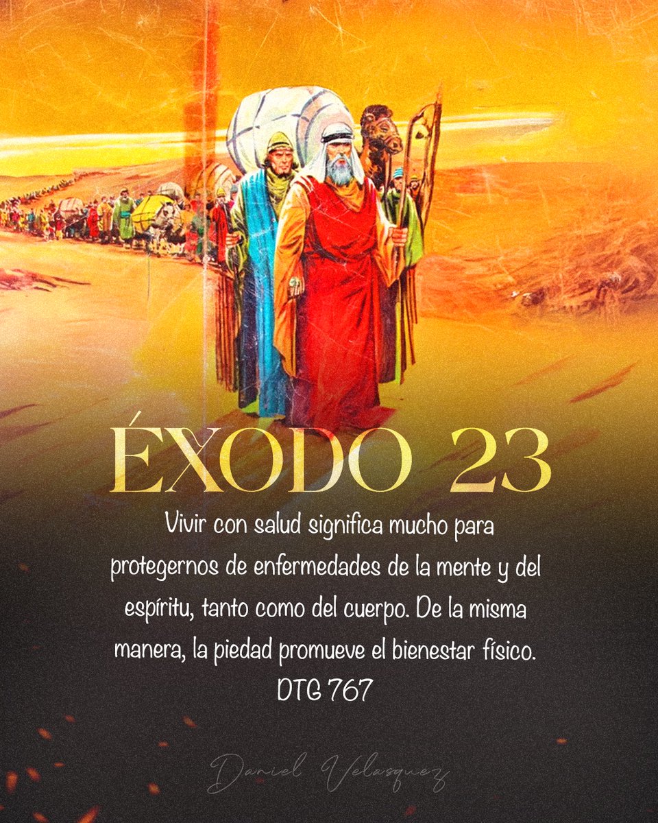 Daniel_VM02's tweet photo. RPSP #Exodo23
25 Mas a Jehová vuestro Dios serviréis, y él bendecirá tu pan y tus aguas; y yo quitaré toda enfermedad de en medio de ti.
RPSP #Exodo23
@adventistas_mlt
@adventistasmlt
@adventistasmlt1 https://t.co/uokpBwbrpX