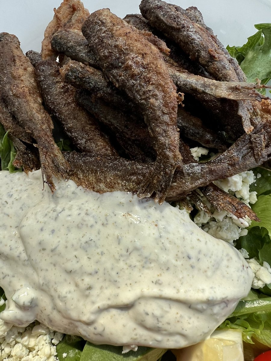 Tällä kertaa söinkin Savonlinnassa satamassa muikut. Olihan ne hyviä. #savonlinna