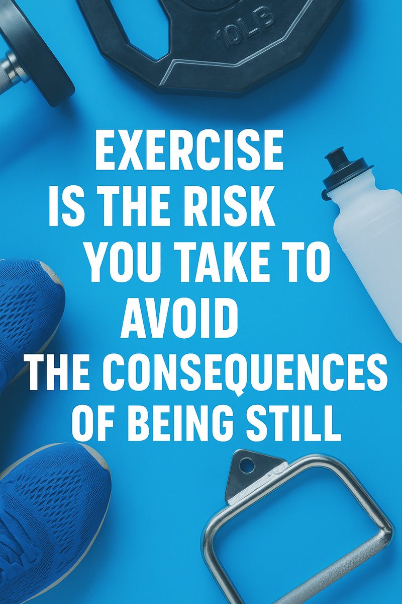 Howard Luks MD (@hjluks) on Twitter photo Exercise is the risk you take to avoid the guarantee of decline. It's not about pushing harder—it's about choosing momentum over erosion.
We’ve been conditioned to fear movement as we age.
That our joints are fragile.
That our backs are vulnerable.
That exercise is risky.
But Exercise is the risk you take to avoid the guarantee of decline. It's not about pushing harder—it's about choosing momentum over erosion.
We’ve been conditioned to fear movement as we age.
That our joints are fragile.
That our backs are vulnerable.
That exercise is risky.
But