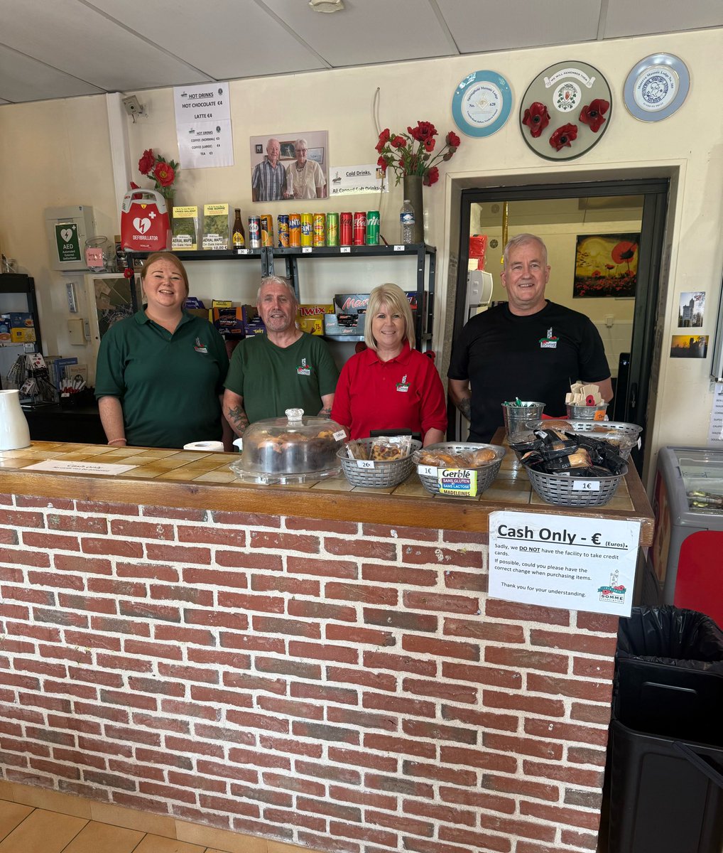 The team is all in place now for the run up to 1st July commemorations. 

We look forward to welcoming many of you over the next week. 

Lest We Forget