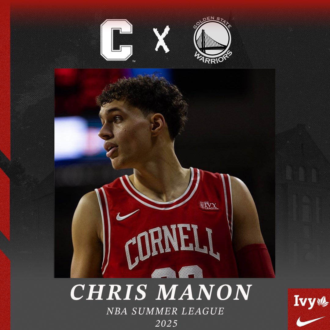 Cornell Men's Basketball (@cornell_mbb) on Twitter photo Congratulations to Cornell 🏀 alum <a href="/Chrismanon5/">Chris manon</a> on signing an NBA Summer League contract with the Golden State Warriors‼️
#NewmanNation #GoBigRed Congratulations to Cornell 🏀 alum <a href="/Chrismanon5/">Chris manon</a> on signing an NBA Summer League contract with the Golden State Warriors‼️
#NewmanNation #GoBigRed