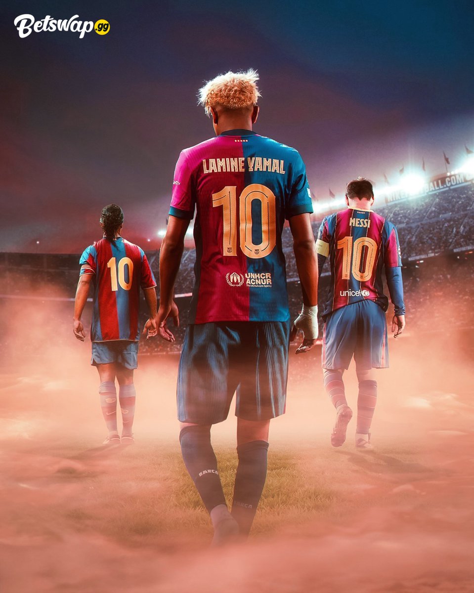 BsggDe's tweet photo. Das 🔟-Erbe lebt beim Barça weiter 🔵🔴
Lamine Yamal wird die legendäre Nummer 10 tragen – in den Fußstapfen von Messi und Ronaldinho 💫
Großes steht diesem Talent bevor! 🤩

#LamineYamal #Barça #Nummer10 #NächsteGeneration https://t.co/iGLCwBx1z8