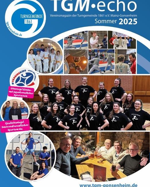 Sommerausgabe unseres TGM Vereinsmagazins "TGM Echo" 01/2025 im Anflug ... tgm-gonsenheim.de/sport/tgmgo-ve…