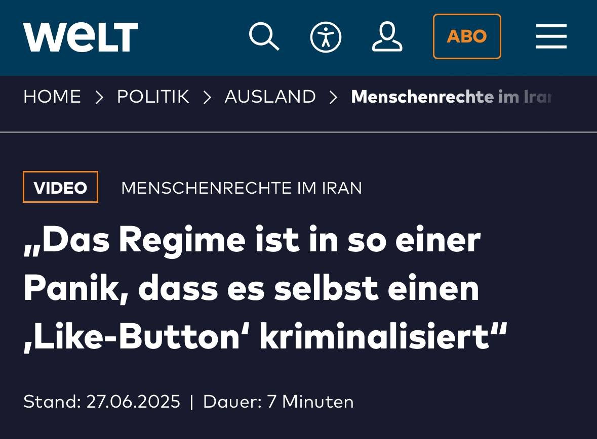 JoePolit's tweet image. Also ob das in Deutschland was neues wäre...Was? Oh Moment, es geht ja um den Iran, mein Fehler.