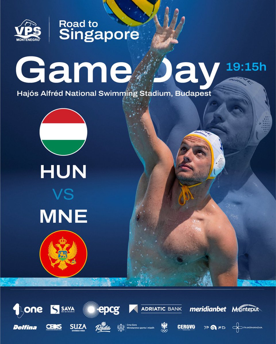 Drugi meč Benu Kupa za #ajkule🦈🇲🇪  zakazan je za večeras! 

#ajkule🦈🇲🇪  #wpolomne🇲🇪 #vpscg #montenegro🇲🇪
