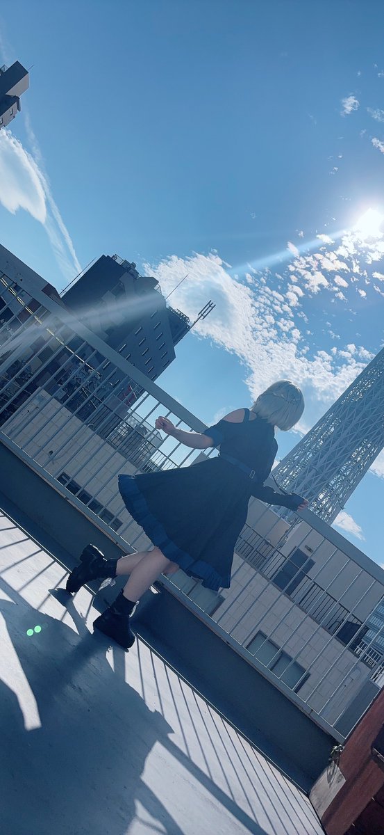 #スカイツリーに総喝采0628
澄み渡った空、でした！