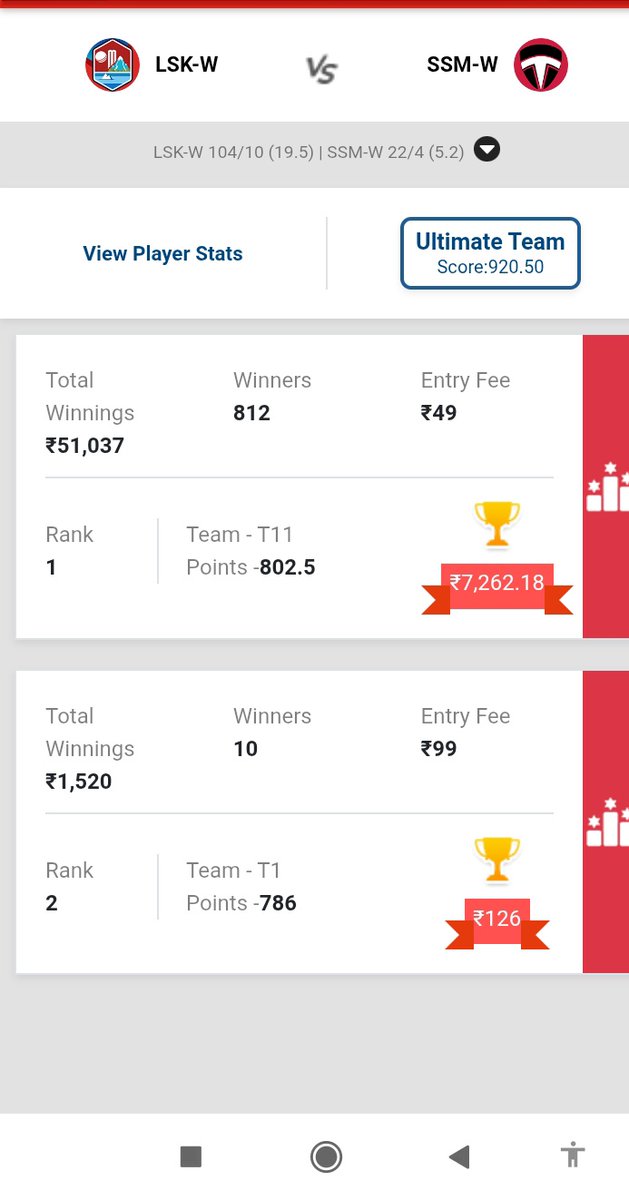 SHAIK KHALID HUSSAIN (@shaikkhali35684) on Twitter photo Big thanks to <a href="/arjunkumar318/">DIMAG SE ARJUN - Fantasycricketguy</a> & <a href="/TalentBlasters/">Talent blasters</a> bhayya โค๏ธ๐ฅโค๏ธ
Got GL rank because of you bhai
#fantasy #Cricket #Dream11 #my11circle Big thanks to <a href="/arjunkumar318/">DIMAG SE ARJUN - Fantasycricketguy</a> & <a href="/TalentBlasters/">Talent blasters</a> bhayya โค๏ธ๐ฅโค๏ธ
Got GL rank because of you bhai
#fantasy #Cricket #Dream11 #my11circle