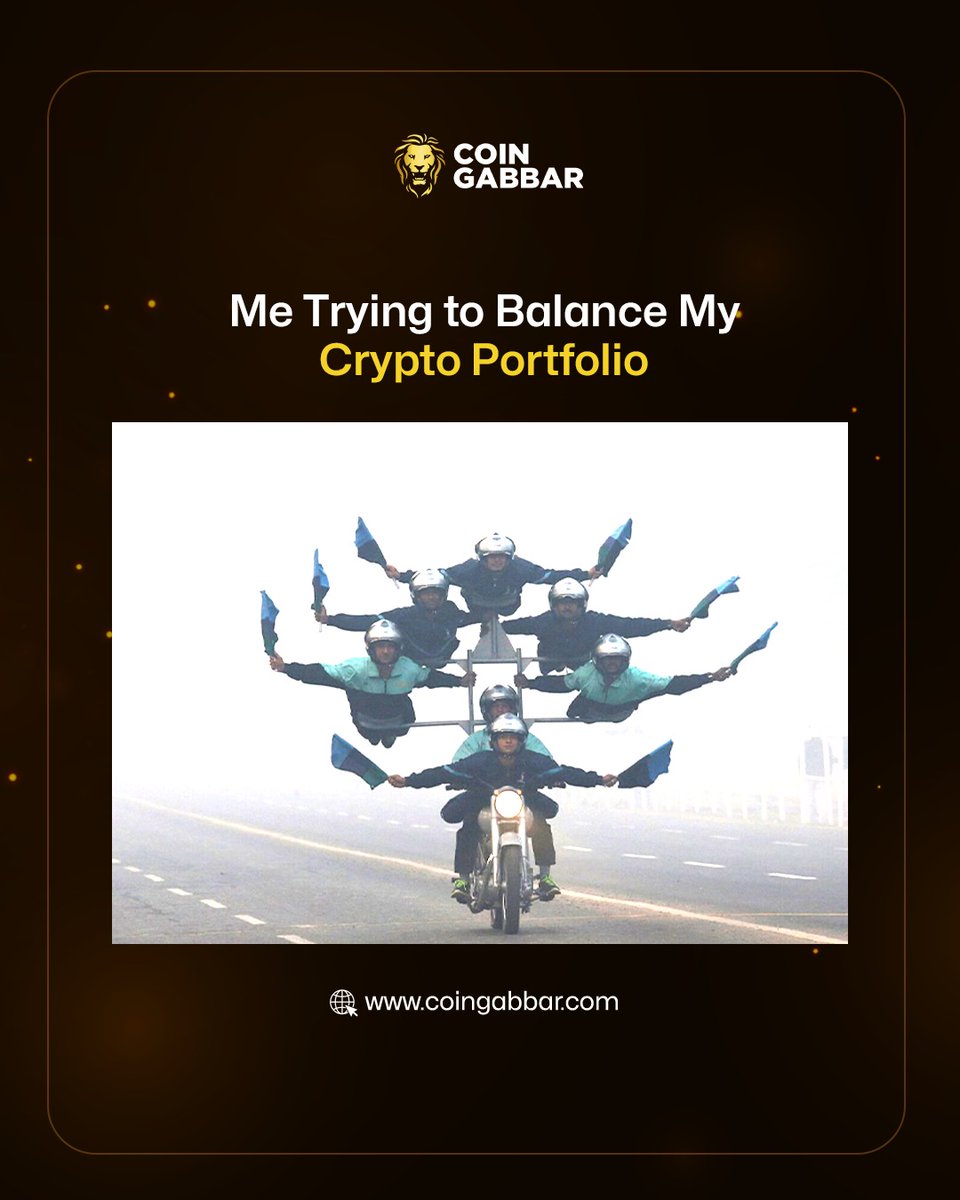 coin_gabbar_'s tweet image. When managing your crypto portfolio feels like a high-risk stunt 🤹‍♂️🚀💸

🔗Explore more: coingabbar.com

#CryptoPortfolio #CryptoLife #HODL #Altcoins #Bitcoin #CryptoTrader #CryptoMeme #CoinGabbar #BlockchainHumor #InvestSmart